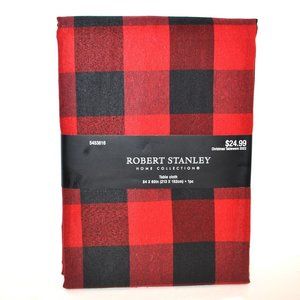 Robert Stanley Home Collection Buffalo Plaid Tablecloth New 84 x 60